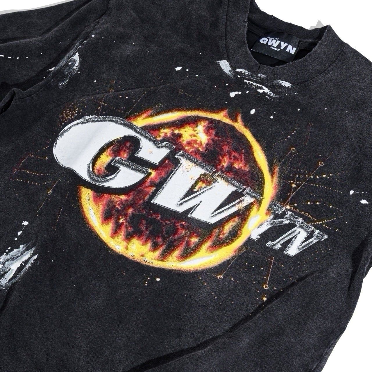  GWYN FIRE ORBIT WASHED T-SHIRT 