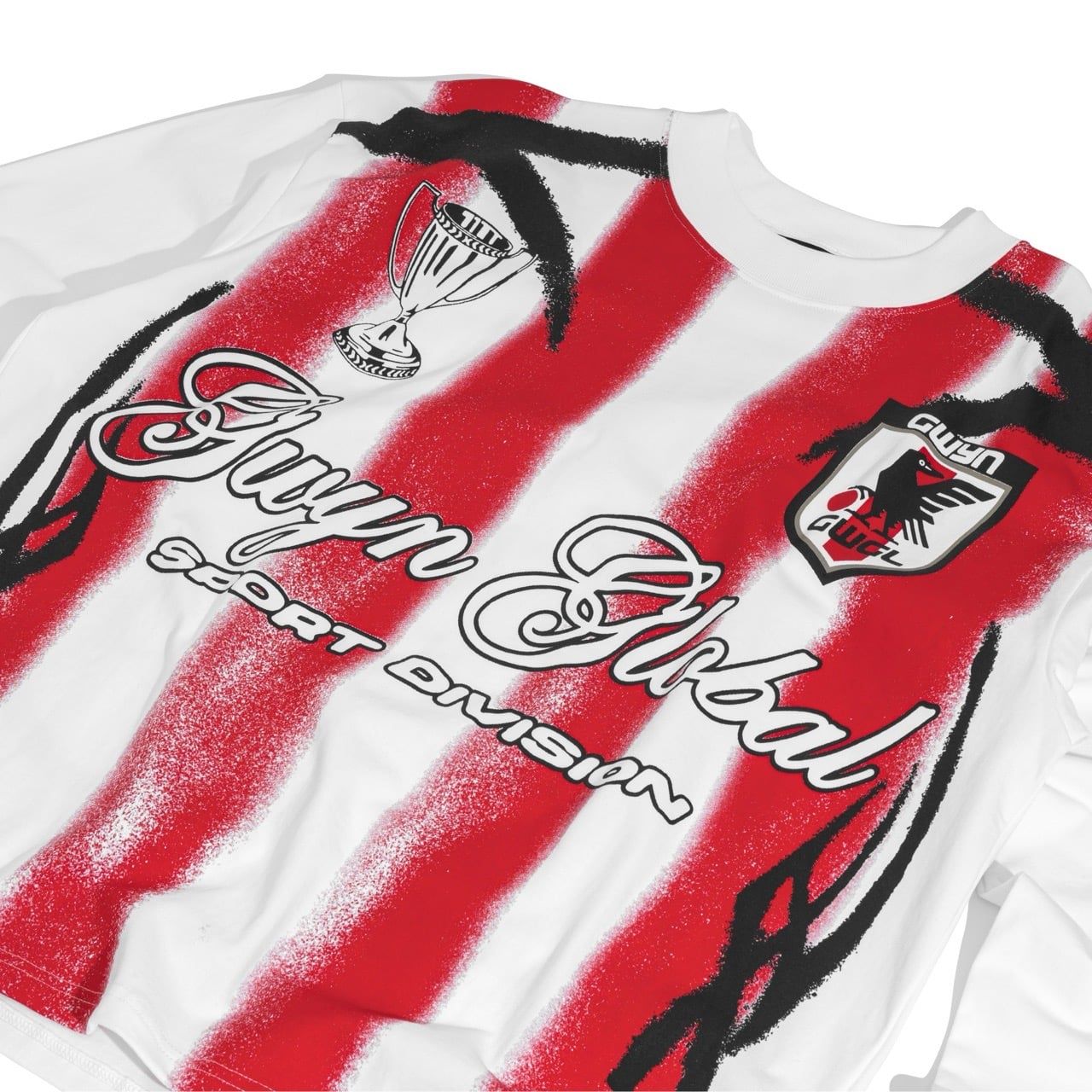 GWYN GLOBAL SPORT DIVISION 26 LONG SLEEVED T-SHIRT/ WHITE 