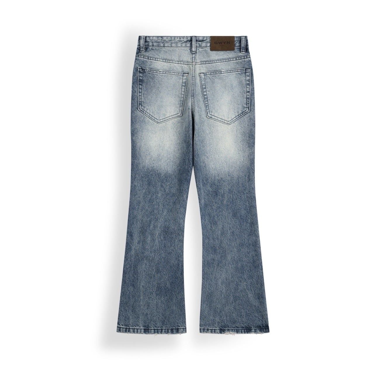  GWYN RIPPED FLARE JEANS 