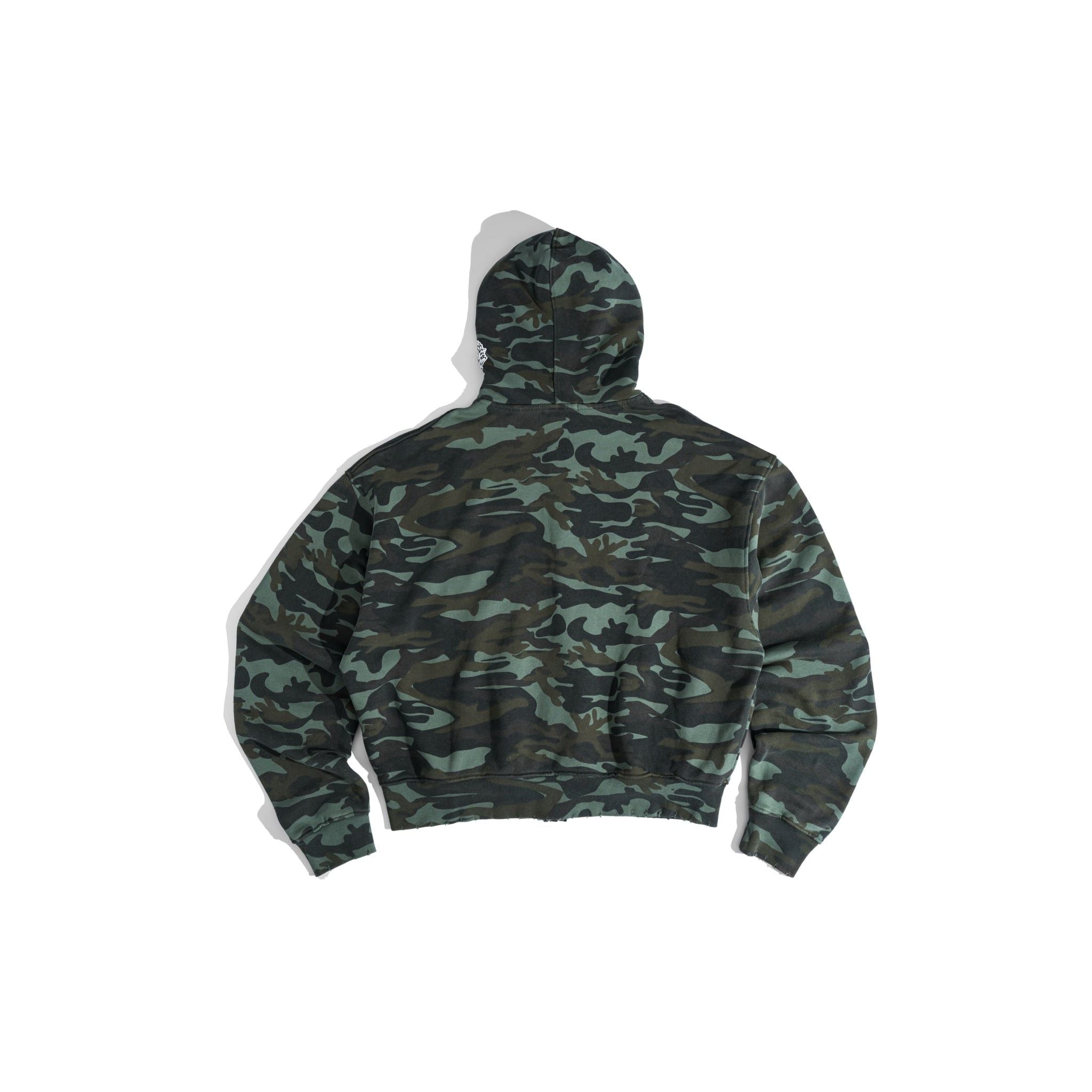  GWYN CAMO HEAVY WASH ZIP 