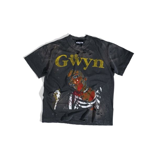  GWYN DISTORTED PORTRAIT T-SHIRT 