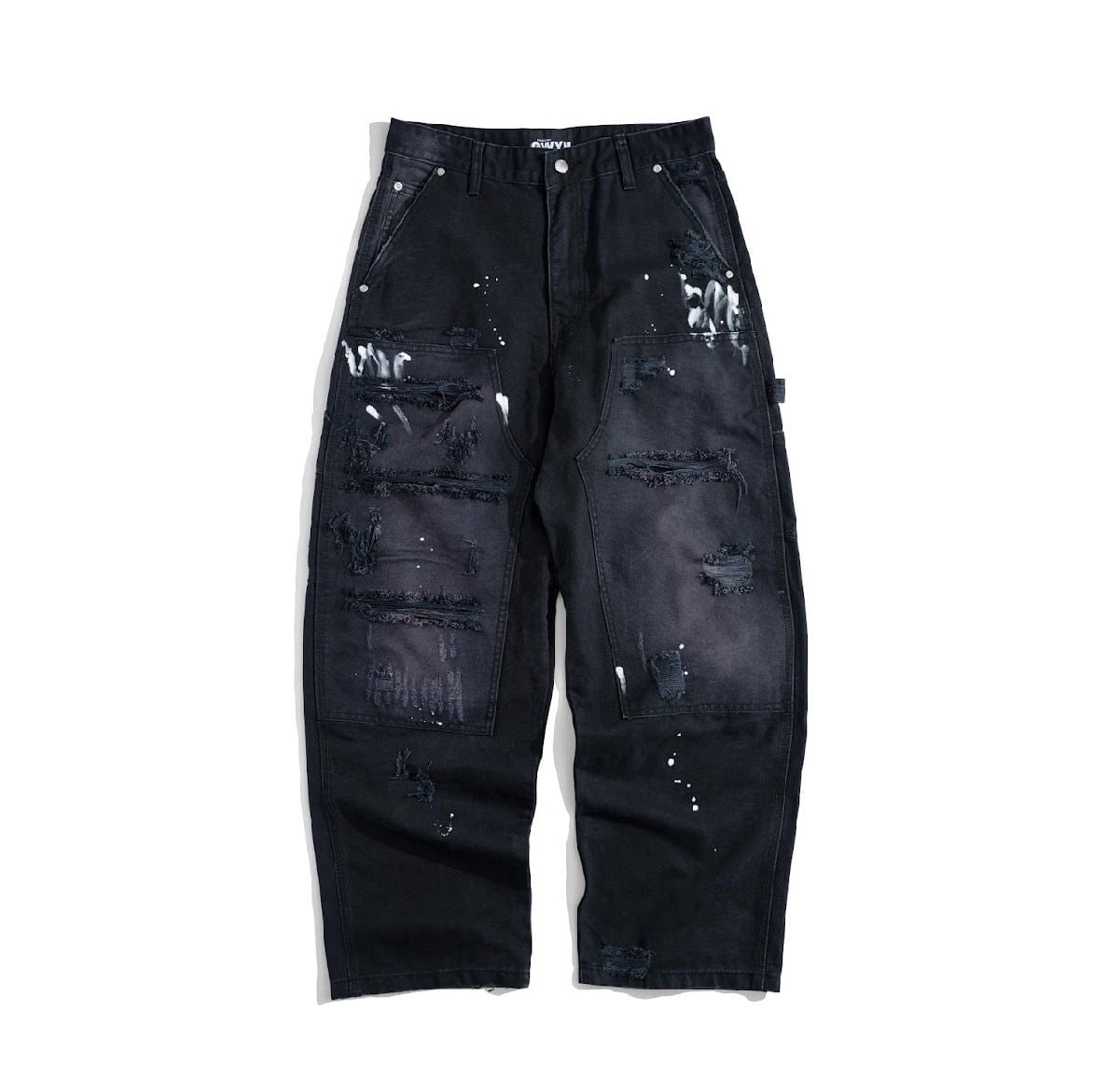  GWYN STATIC DISTRESSED BAGGY JEANS 