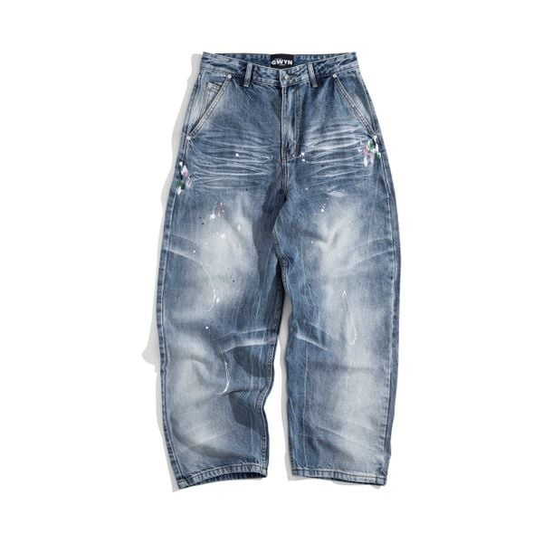  GWYN BAGGY JEANS/ SKY BLUE 