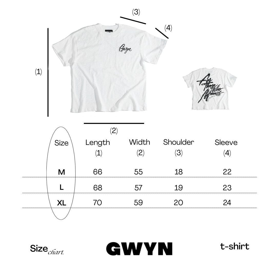  GWYN CHOOSE TEE/ WHITE 