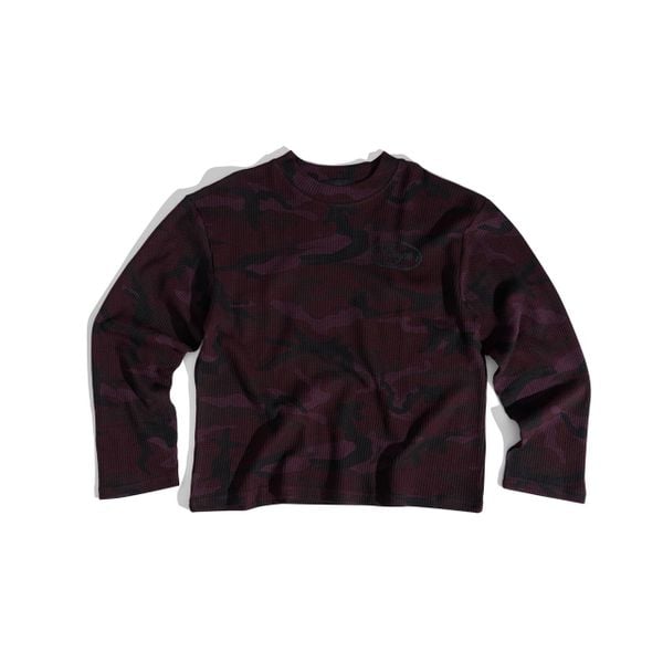  GWYN WAFFLE CAMO LONG SLEEVED 