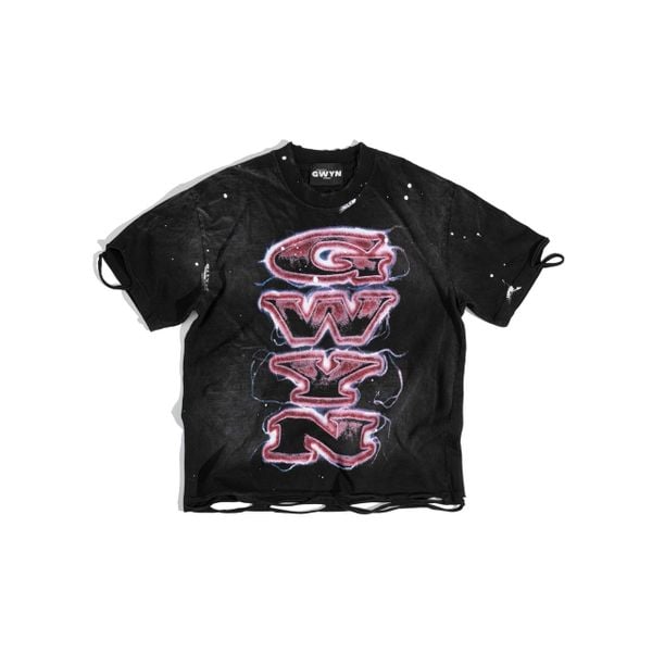 GWYN NEON RIOT WASH T-SHIRT 