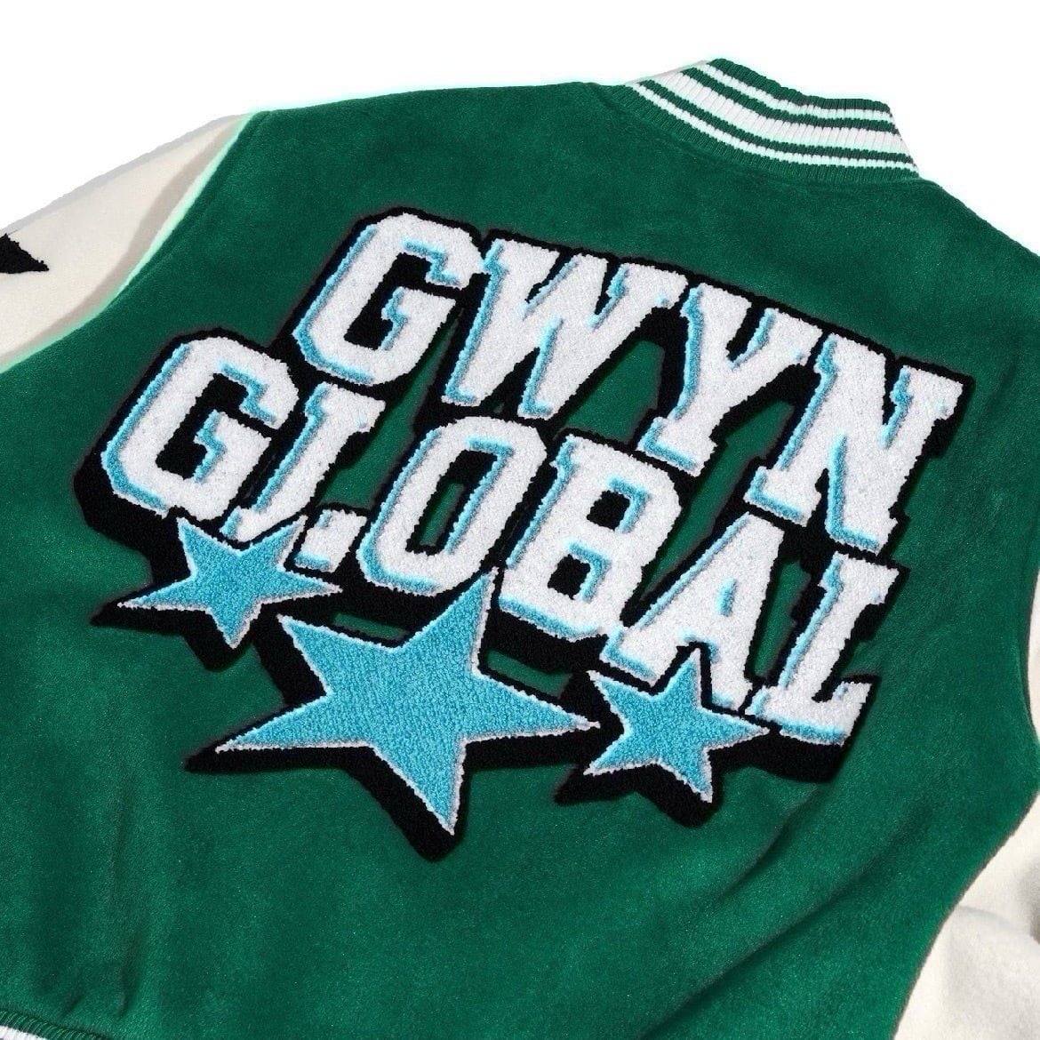  GWYN GLOBAL WAVE VARSITY JACKET 