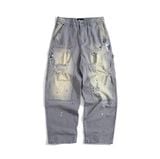  GWYN STATIC DISTRESSED BAGGY JEANS 