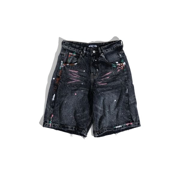  GWYN MID RISE LOOSE BAGGY SHORT 