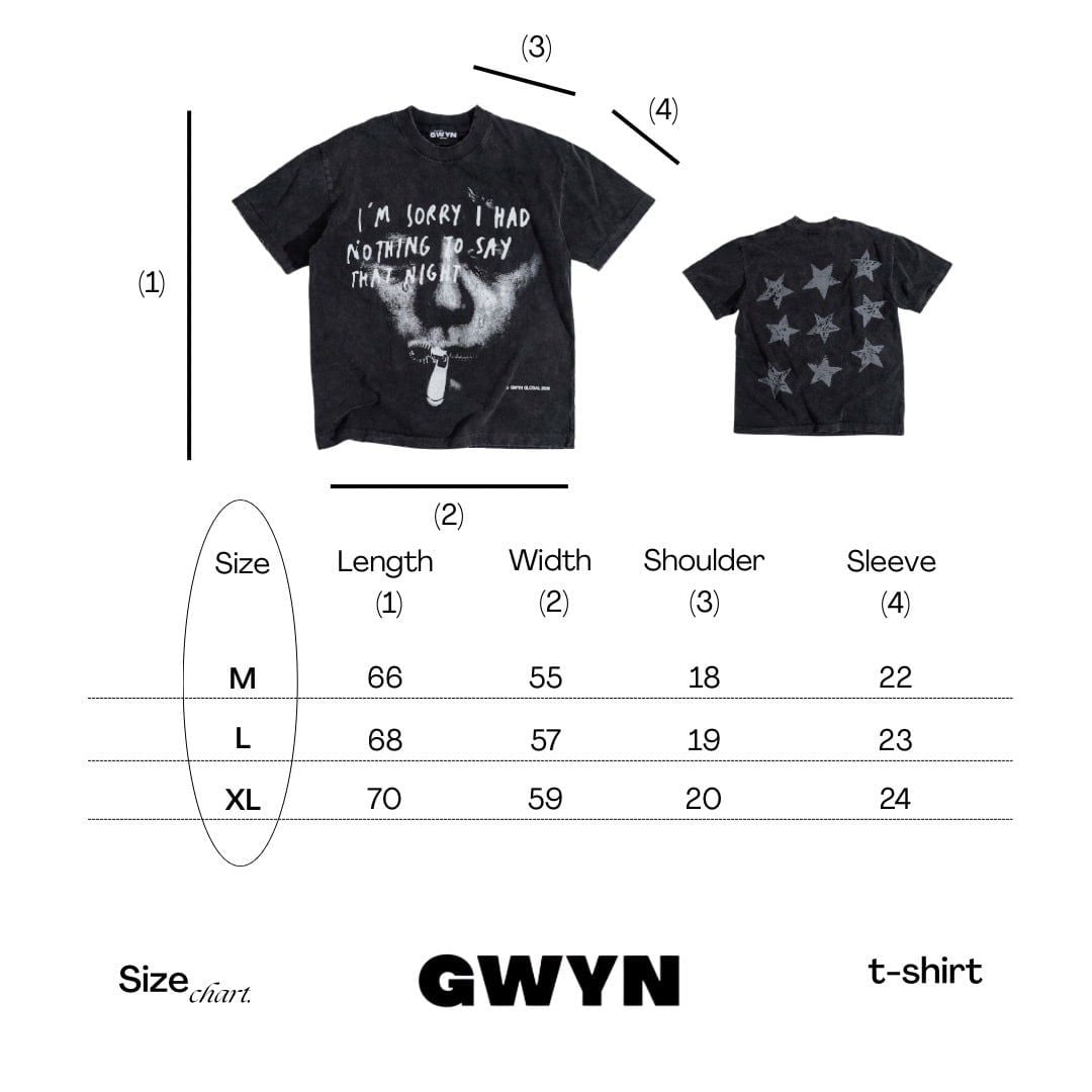 GWYN SILENT SCREAM T-SHIRT 