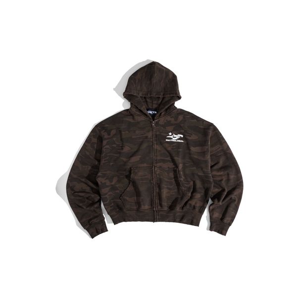  GWYN CAMO HEAVY WASH ZIP 