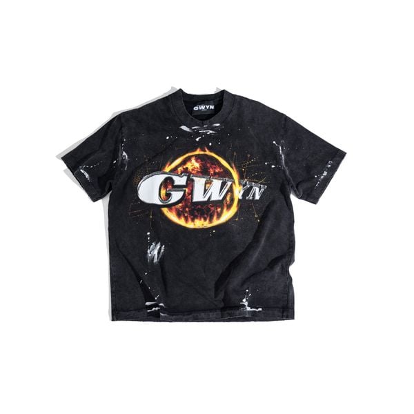  GWYN FIRE ORBIT WASHED T-SHIRT 