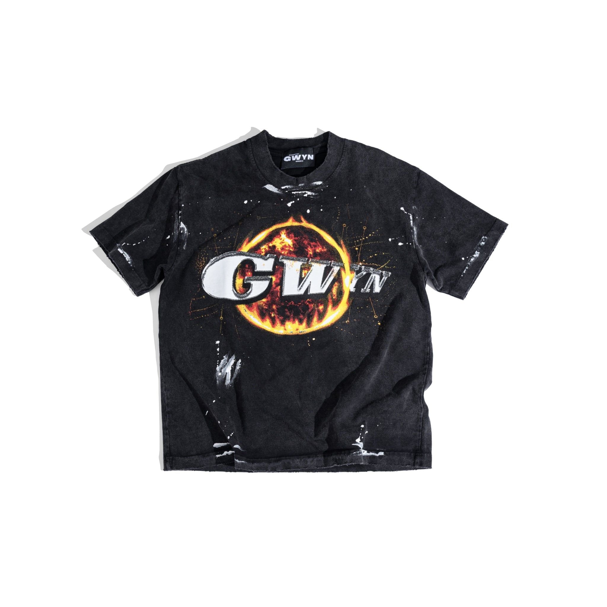  GWYN FIRE ORBIT WASHED T-SHIRT 