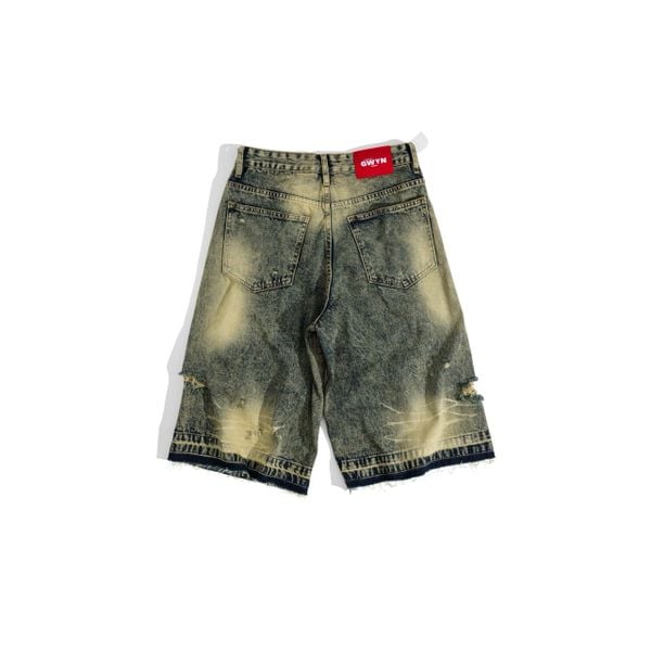  GWYN RAW CUT BAGGY SHORTS 