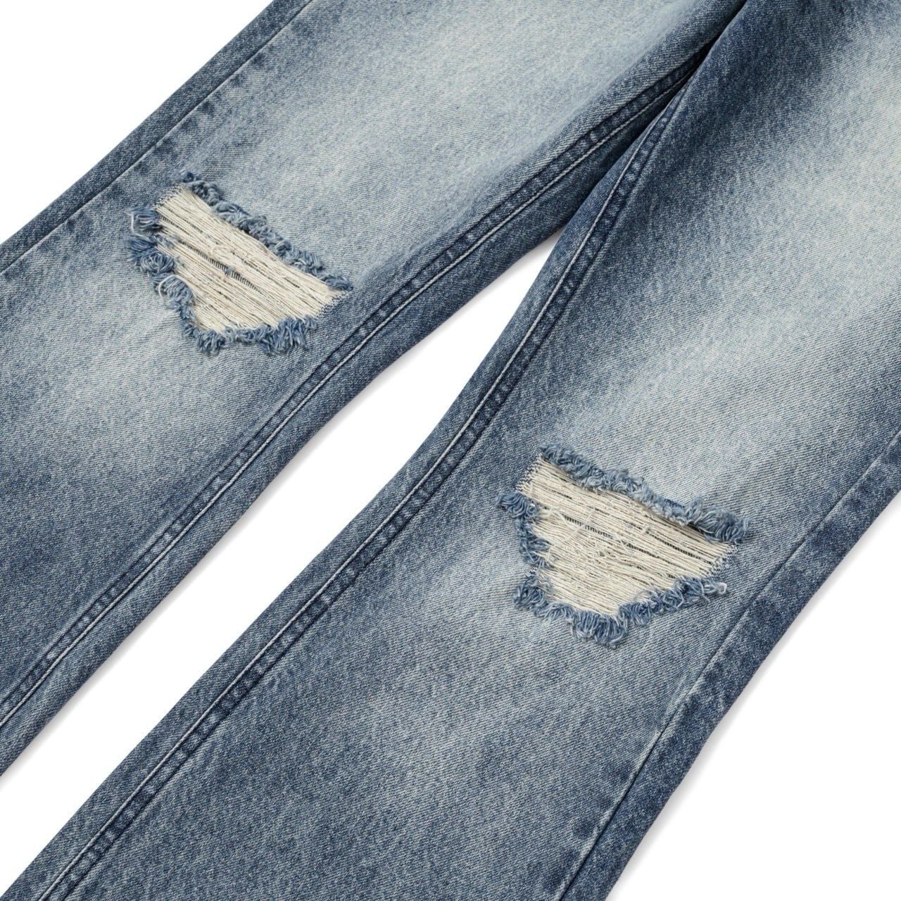  GWYN RIPPED FLARE JEANS 