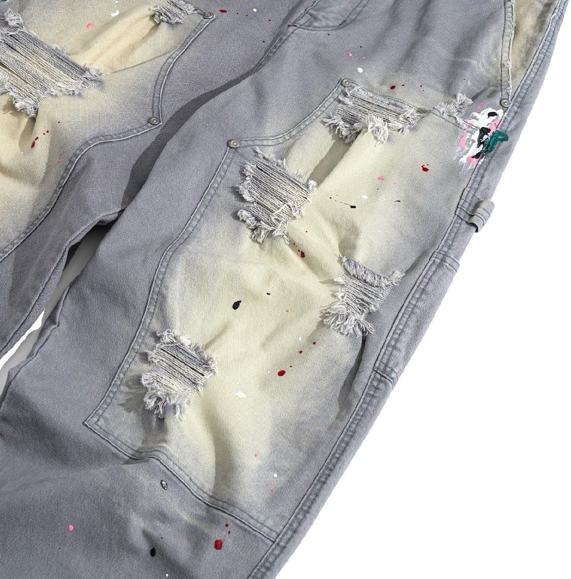  GWYN STATIC DISTRESSED BAGGY JEANS 