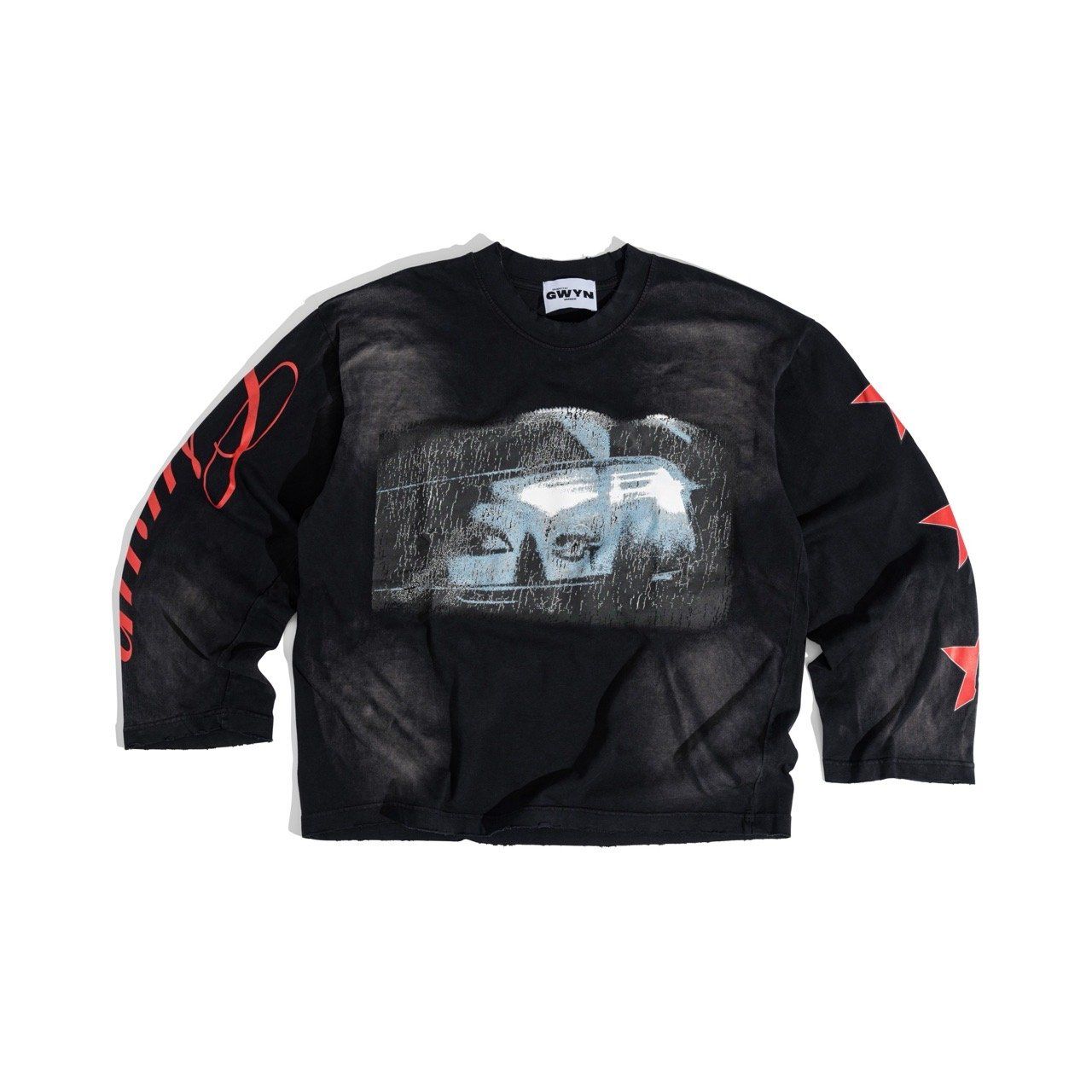  GWYN HIDDEN SOUL WASH LONG SLEEVED T-SHIRT 