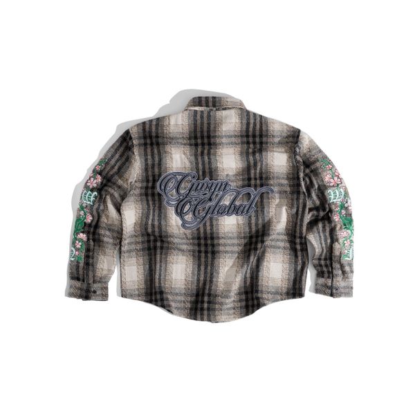  GWYN GLOBAL SAKURA FLANNEL SHIRT 