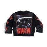  GWYN HIDDEN SOUL WASH LONG SLEEVED T-SHIRT 