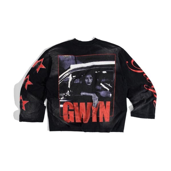  GWYN HIDDEN SOUL WASH LONG SLEEVED T-SHIRT 