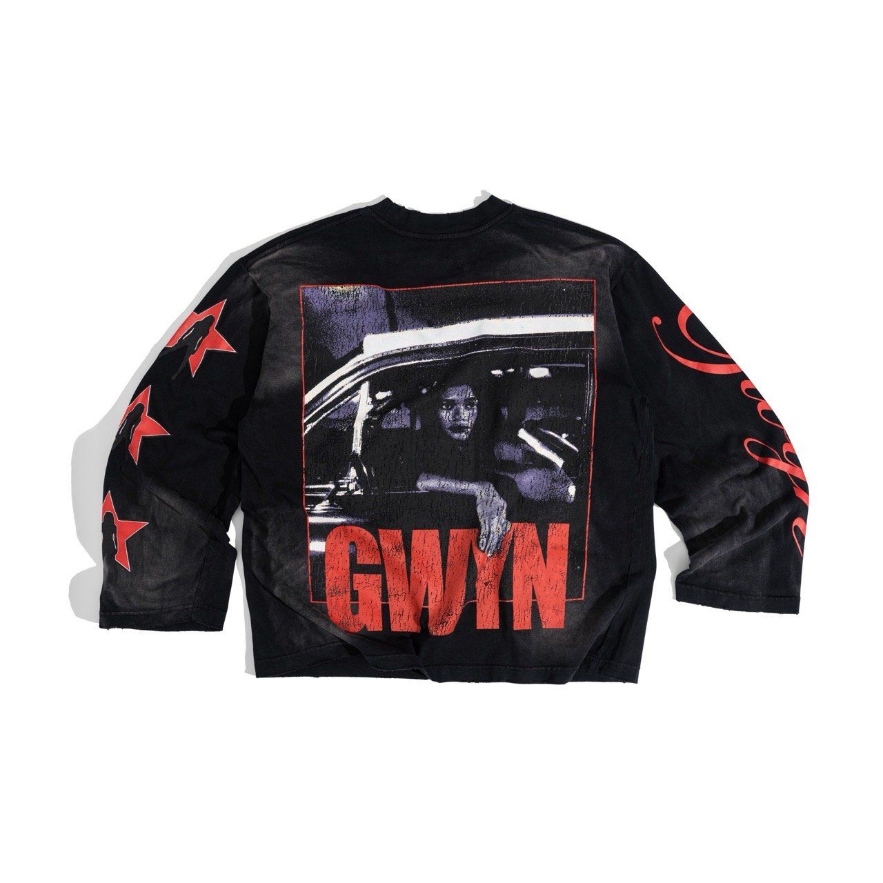 GWYN HIDDEN SOUL WASH LONG SLEEVED T-SHIRT 