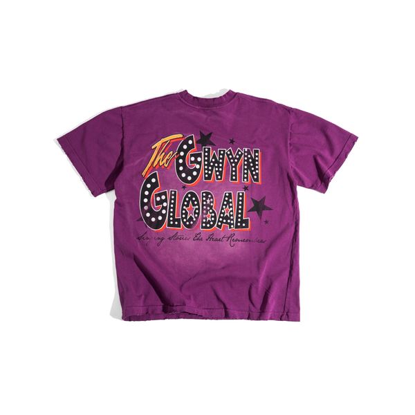  GWYN SKELETON SINGING WASH T-SHIRT 