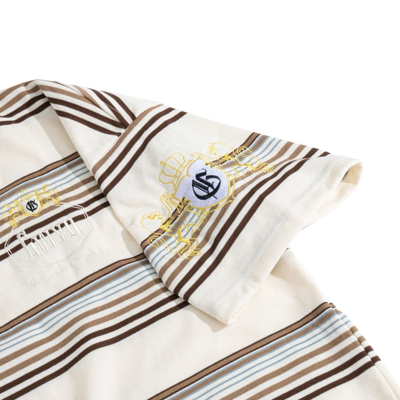  GWYN STRIPED POLO SHIRT 