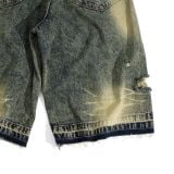  GWYN RAW CUT BAGGY SHORTS 