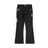  GWYN DOUBLE KNEE FLARE JEANS 