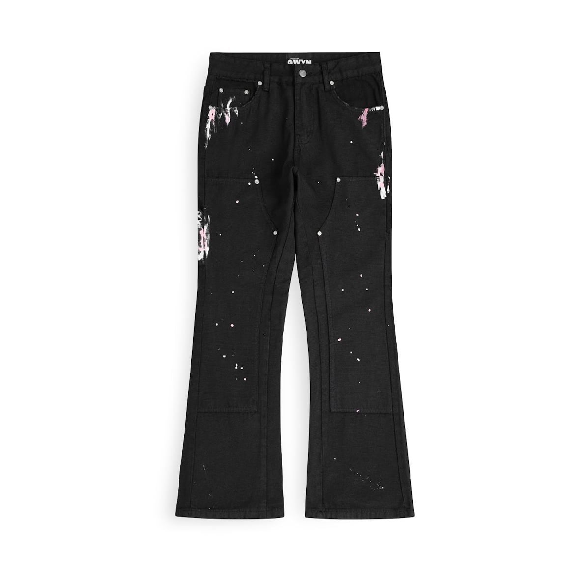  GWYN DOUBLE KNEE FLARE JEANS 