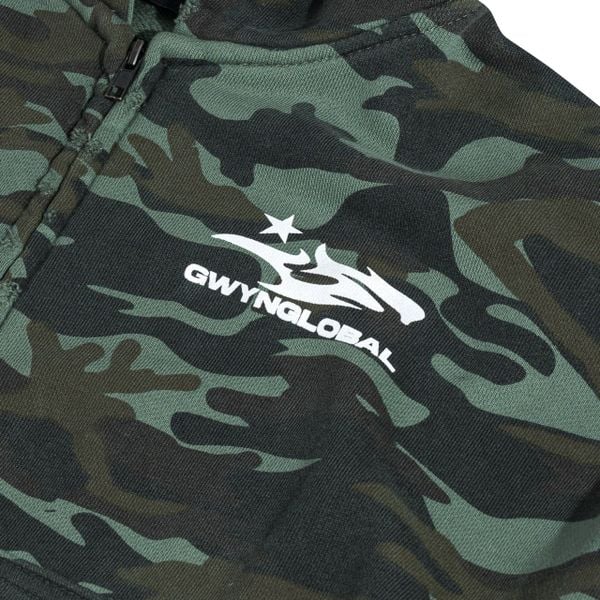  GWYN CAMO HEAVY WASH ZIP 