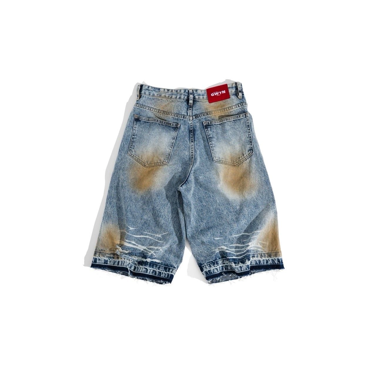  GWYN RAW CUT BAGGY SHORTS 