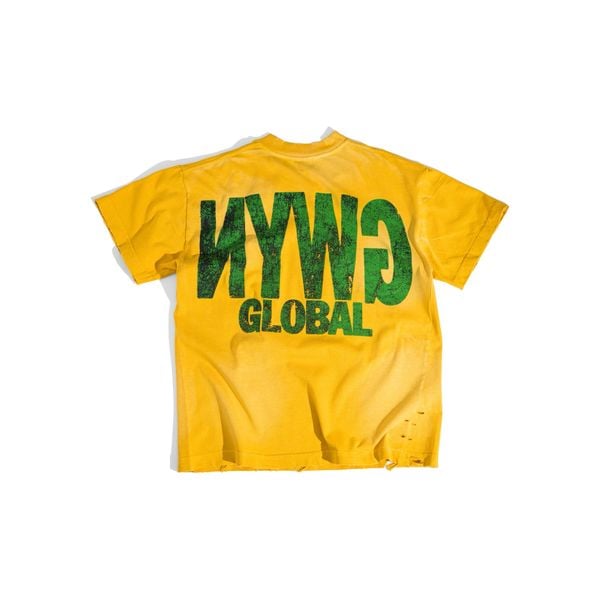  GWYN GLOBAL VINTAGE MUSTARD T-SHIRT 