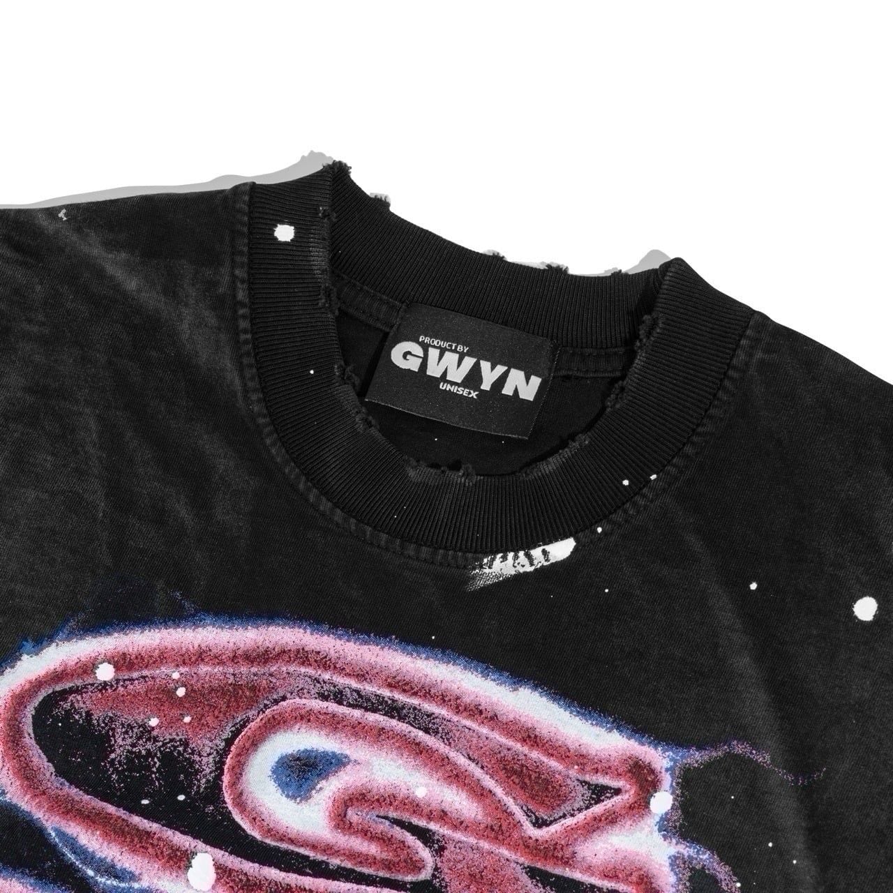  GWYN NEON RIOT WASH T-SHIRT 