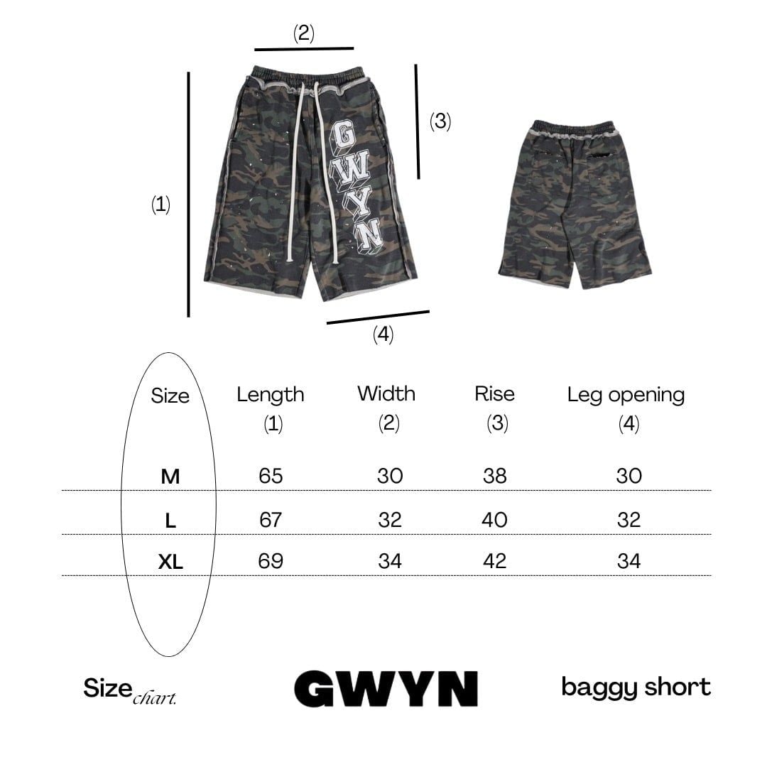 GWYN LOOSE BAGGY SHORTS 