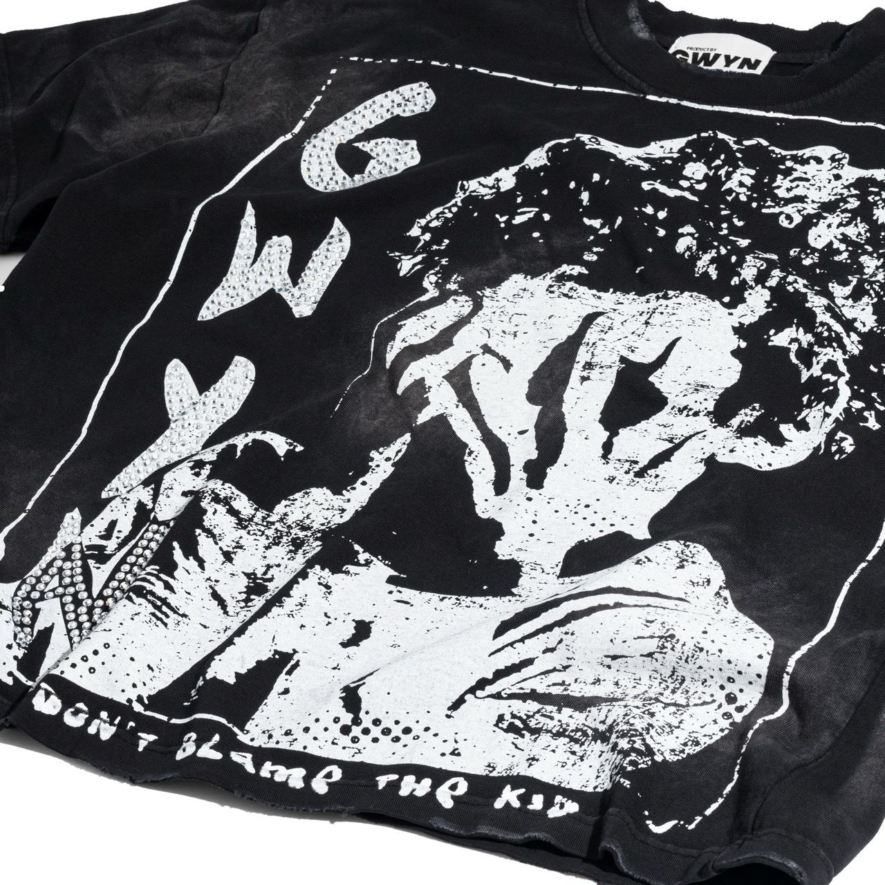  GWYN SHY GUY WASH T-SHIRT/ WASHED BLACK 