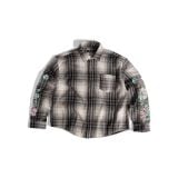  GWYN GLOBAL SAKURA FLANNEL SHIRT 