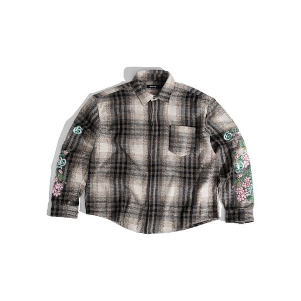  GWYN GLOBAL SAKURA FLANNEL SHIRT 