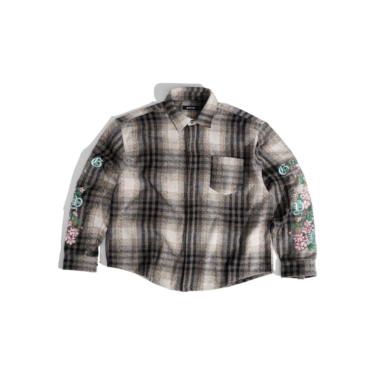  GWYN GLOBAL SAKURA FLANNEL SHIRT 