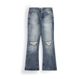  GWYN RIPPED FLARE JEANS 