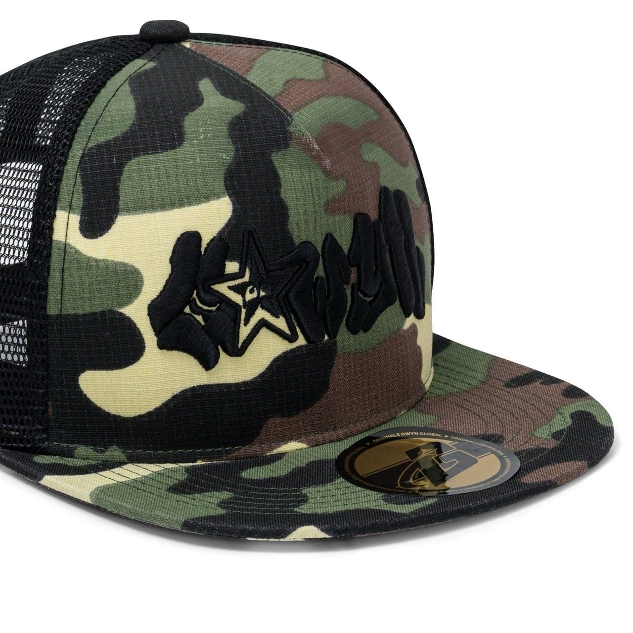  GWYN CAMO TRUCKER HAT/ CAMO 