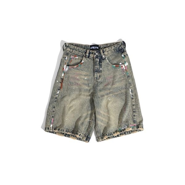  GWYN MID RISE LOOSE BAGGY SHORT 