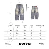  GWYN STATIC DISTRESSED BAGGY JEANS 
