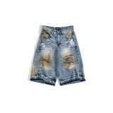  GWYN RAW CUT BAGGY SHORTS 