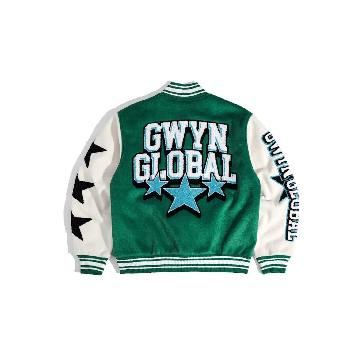  GWYN GLOBAL WAVE VARSITY JACKET 