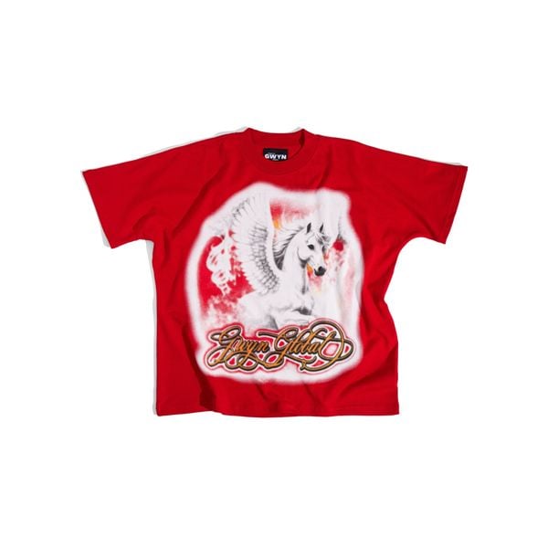  GWYN WINGED FLAME T-SHIRT/ RED 