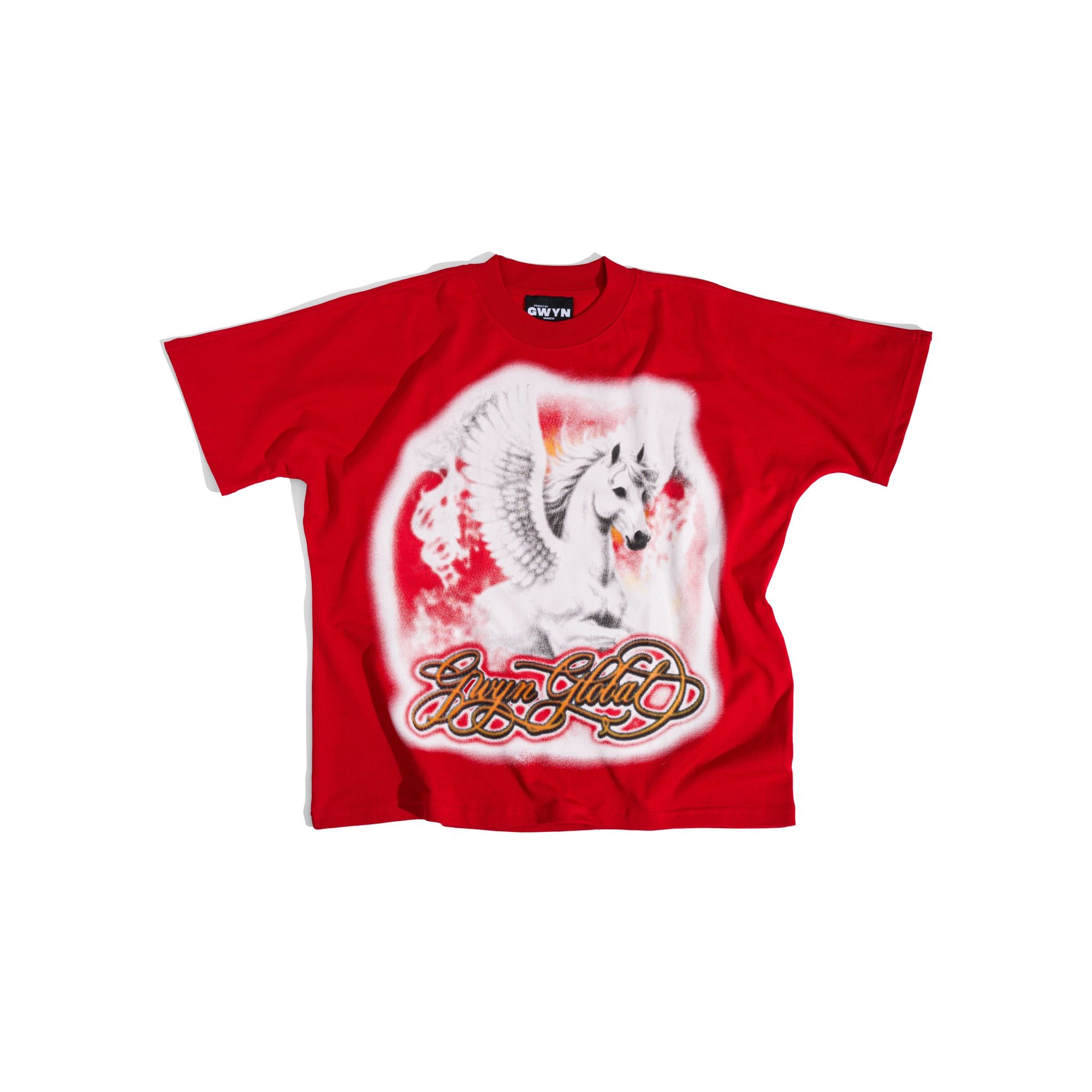  GWYN WINGED FLAME T-SHIRT/ RED 