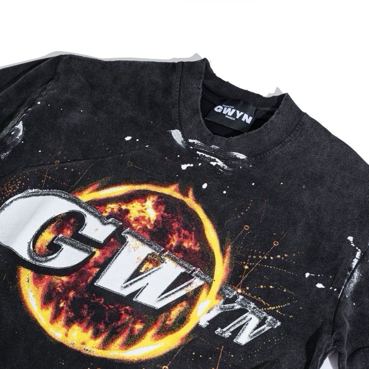  GWYN FIRE ORBIT WASHED T-SHIRT 