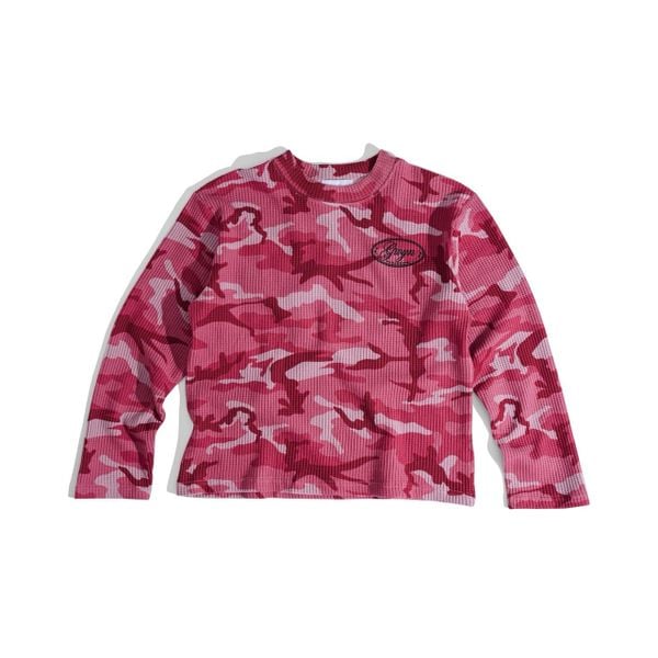  GWYN WAFFLE CAMO LONG SLEEVED 