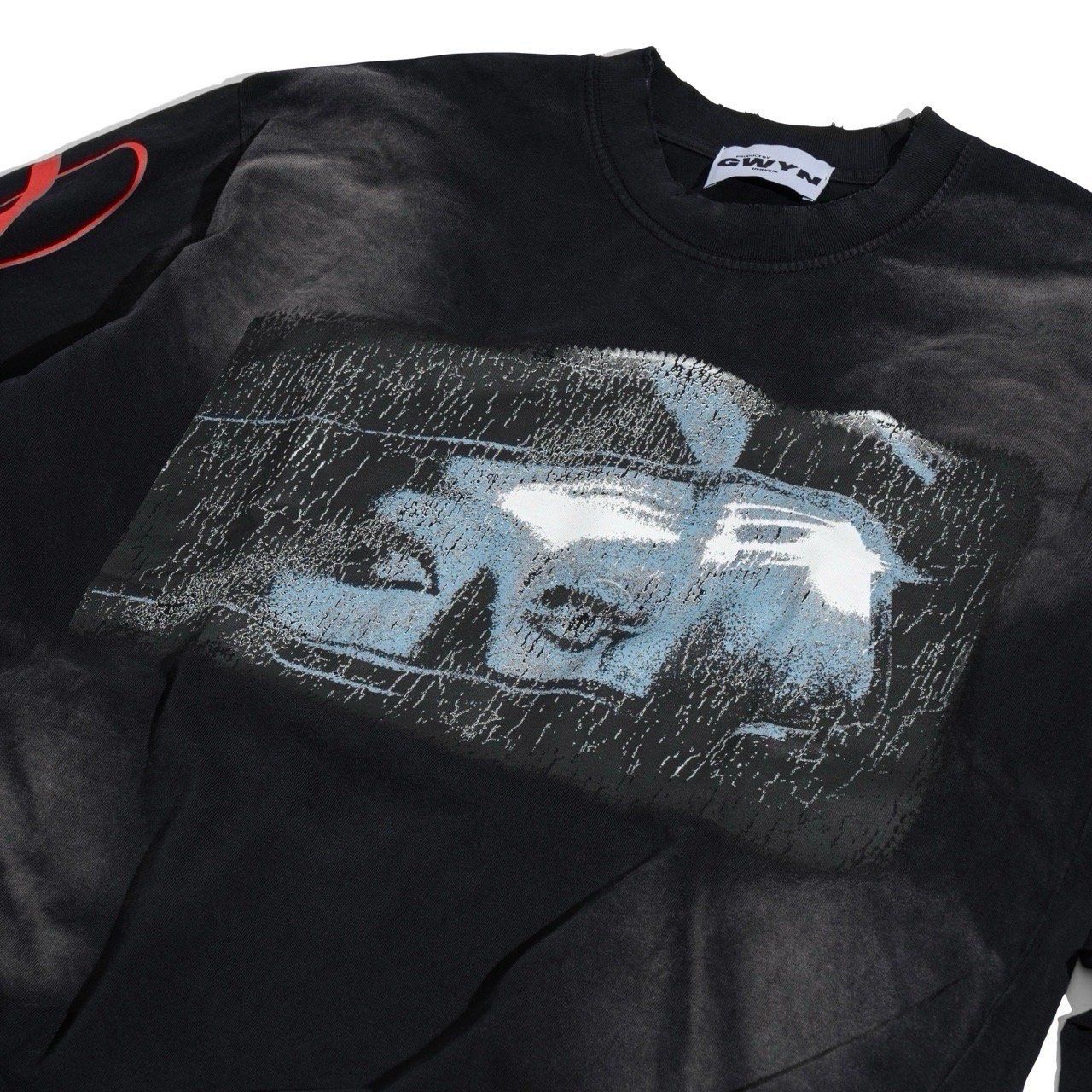  GWYN HIDDEN SOUL WASH LONG SLEEVED T-SHIRT 